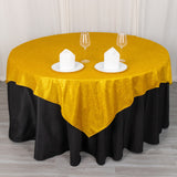Add Glamour and Elegance with a Gold Glitter Table Overlay